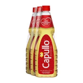 Aceite de Canola Capullo 3 pzas de 845 ml c/u