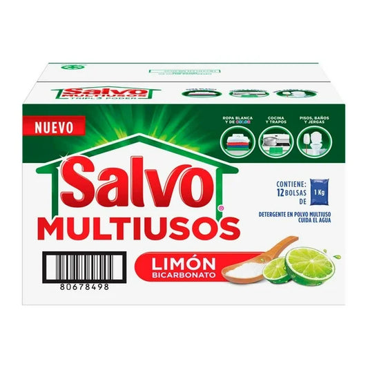 Detergente en Polvo Salvo Multiusos 16 kg