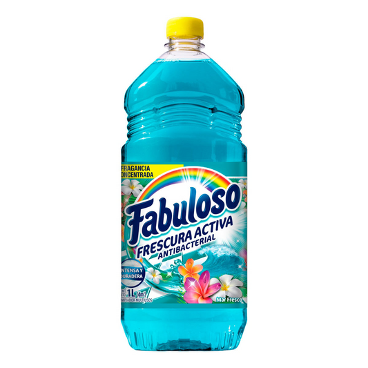 Limpiador Multiusos Líquido Fabuloso Antibacterial Mar Fresco 1L