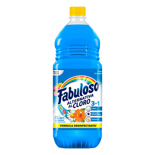 Limpiador Multiusos Líquido Fabuloso Alternativa al Cloro Antibacterial 1L