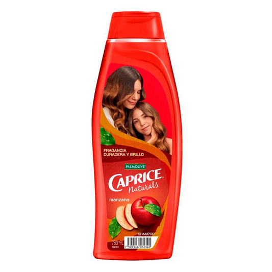 Shampoo Caprice Naturals Manzana Fragancia Vegana Ingredientes Naturales 760ml