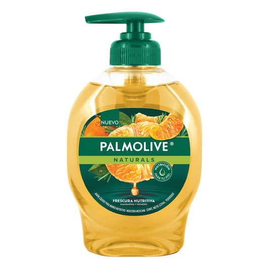Jabón Líquido para Manos Palmolive Naturals Mandarina y Romero 221ml